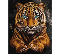 Картина по номерам Дикий тигр art_selena_ua 40х50 Идейка (KHO6812)