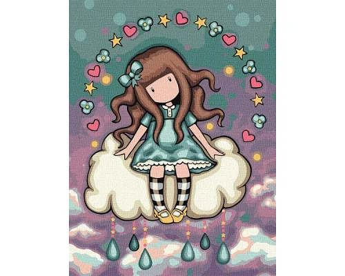 Картина за номерами April's Showers Santoro Gorjuss Collection 30х40 Ідейка (KHO8672)