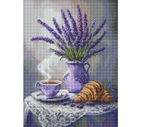 Алмазна мозаїка Лавандовий натюрморт art_selena_ua 30х40 Ідейка (AMO8208)