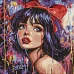 Алмазна мозаїка Сучасна Білосніжка art_selena_ua 40х40 Ідейка (AMO8315)