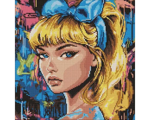 Алмазна мозаїка Сучасна Попелюшка art_selena_ua 40х40 Ідейка (AMO8312)