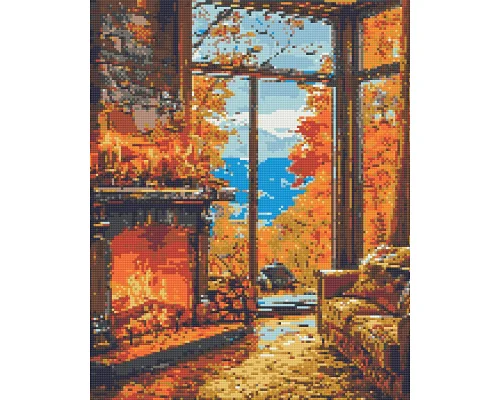 Алмазная мозаика Король лев и львица 40x50 см Оригами (OD3518)