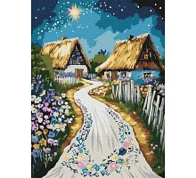 Картина за номерами Хатина 30х40 Ідейка (KHO5161)