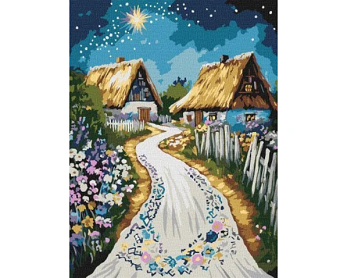 Картина по номерам Хижина 30х40 Идейка (KHO5161)