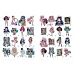 Книжка-розмальовка зі стікерами Skate Dance Tweens 21x29 Ідейка (LCB13)
