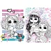 Книжка-розмальовка зі стікерами Skate Dance Tweens 21x29 Ідейка (LCB13)