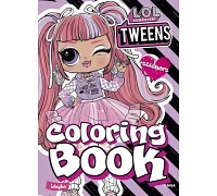 Книжка-раскраска со стикерами Tweens Ali Dance 21x29 Идейка (LCB9)