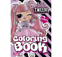 Книжка-розмальовка зі стікерами Tweens Ali Dance 21x29 Ідейка (LCB9)