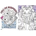 Книжка-розмальовка зі стікерами Tweens Ali Dance 21x29 Ідейка (LCB9)