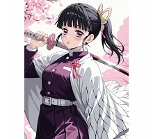 Картина за номерами аниме Клинок Demon Slayer Shinobu Kocho 30х40 см SANTI (955044)
