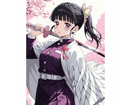 Картина за номерами аниме Клинок Demon Slayer Shinobu Kocho 30х40 см SANTI (955044)