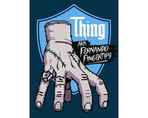 Картина за номерами з алмазною мозаїкою SANTI Wednesday Thing is the best friend 30х40 см (954980)