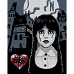 Алмазна мозаїка SANTI Wednesday Secrets of Nevermore 40х50 см на підрамнику (955322)