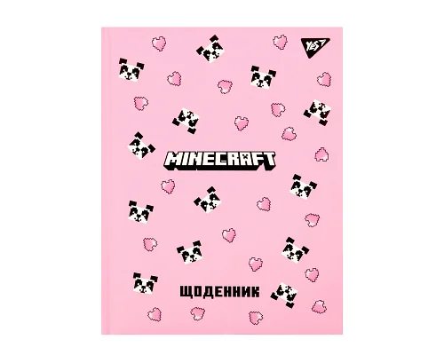Щоденник шкільний YES твердий Minecraft Spring А5 40 аркушів (911658)