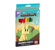 Олівці кольорові Yes 18 кольорів Minecraft Spring (290773)