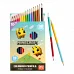 Олівці кольорові Yes 18/36 кольорів Minecraft Spring (290774)