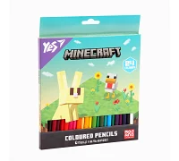 Олівці кольорові Yes 24 кольори Minecraft Spring (290776)