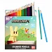 Олівці кольорові Yes 24 кольори Minecraft Spring (290776)
