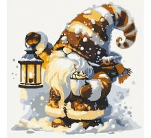 Картина за номерами Зимовий гномик 40х40 см Art Craft (15127-AC)