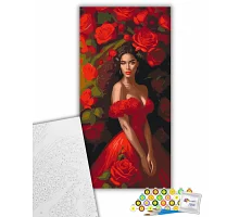 Картина за номерами Спокуса в червоному 40х80 см Art Craft (10145-AC)