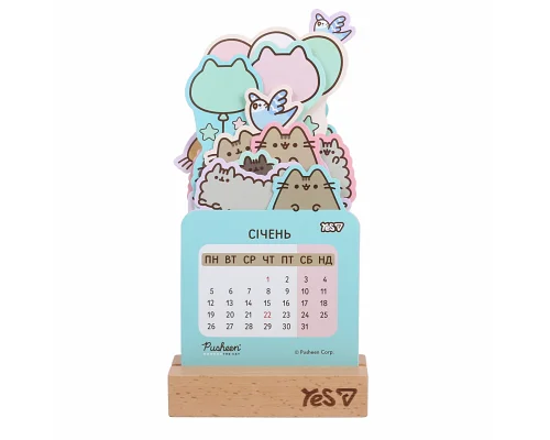 Календарь Yes Pusheen настольный формовой на подставке на 2026 г (270265)