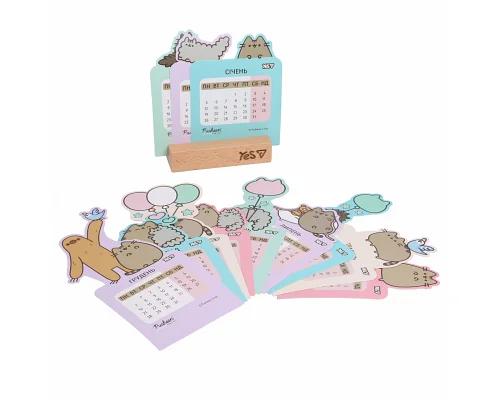 Календарь Yes Pusheen настольный формовой на подставке на 2026 г (270265)