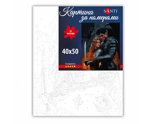 Картина за номерами Двір шипів і троянд Фейра та Темлін 40x50 см SANTI (955061)