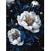 Картина за номерами Квіткове сузір'я з фарбами металік extra victoria_art___ 30х40 Ідейка (KHO3307)
