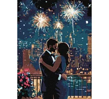 Картина по номерам Мгновение любви с красками металлик extra art_selena_ua 30х40 Идейка (KHO8484)