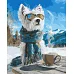 Картина за номерами Зимова перерва art_selena_ua 40х50 Ідейка (KHO6849)