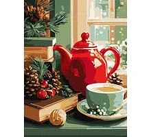 Картина за номерами Затишний натюрморт art_selena_ua 30х40 Ідейка (KHO5749)