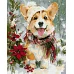 Картина за номерами Щасливий песик art_selena_ua 40х50 Ідейка (KHO6855)