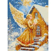 Картина за номерами Крила світла з фарбами металік art_selena_ua 40х50 Ідейка (KHO5197)