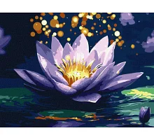 Картина за номерами Магічна лілія з фарбами металік extra art_selena_ua 30х40 Ідейка (KHO3296)