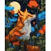 Картина за номерами Квіти під лапами art_selena_ua 40х50 Ідейка (KHO6852)