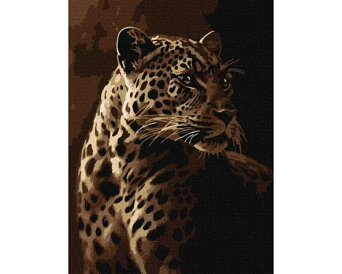 Картина за номерами Погляд леопарда art_selena_ua 30х40 Ідейка (KHO6668)