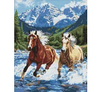 Алмазна мозаїка Сила у русі art_selena_ua 40х50 Ідейка (AMO20010)
