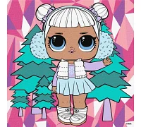 Картина за номерами L.O.L. Surprise! Winter chill. Snow Angel 25х25 Ідейка (KHO1318)