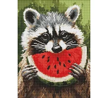 Алмазна мозаїка Соковитий кавун art_selena_ua 30х40 Ідейка (AMO8273)
