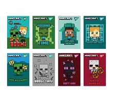 Блокнот Yes А7 Minecraft 48 аркушів клітинка (152110)