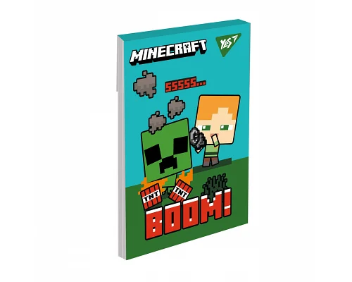 Блокнот Yes А7 Minecraft 48 аркушів клітинка (152110)