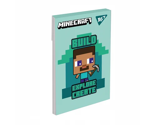 Блокнот Yes А7 Minecraft 48 аркушів клітинка (152110)