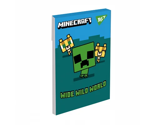 Блокнот Yes А7 Minecraft 48 аркушів клітинка (152110)
