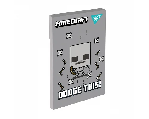 Блокнот Yes А7 Minecraft 48 аркушів клітинка (152110)