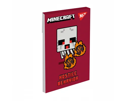 Блокнот Yes А7 Minecraft 48 аркушів клітинка (152110)