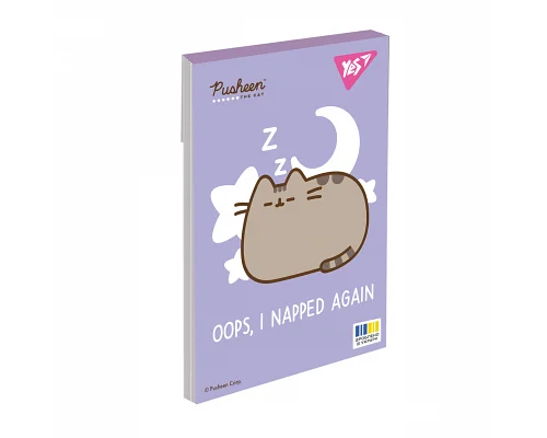 Блокнот Yes А7 Pusheen 48 аркушів клітинка (152111)