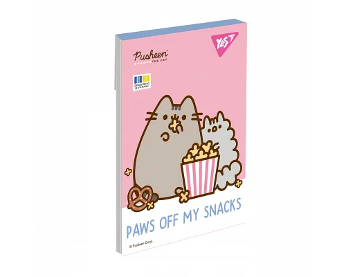 Блокнот Yes А7 Pusheen 48 аркушів клітинка (152111)