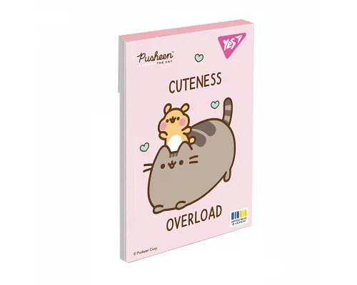 Блокнот Yes А7 Pusheen 48 аркушів клітинка (152111)