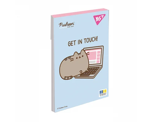 Блокнот Yes А7 Pusheen 48 аркушів клітинка (152111)