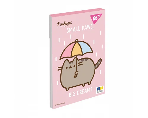 Блокнот Yes А7 Pusheen 48 аркушів клітинка (152111)